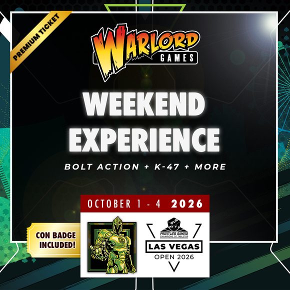 Warlord Games Weekend Experience Premium Ticket - LVO 2026