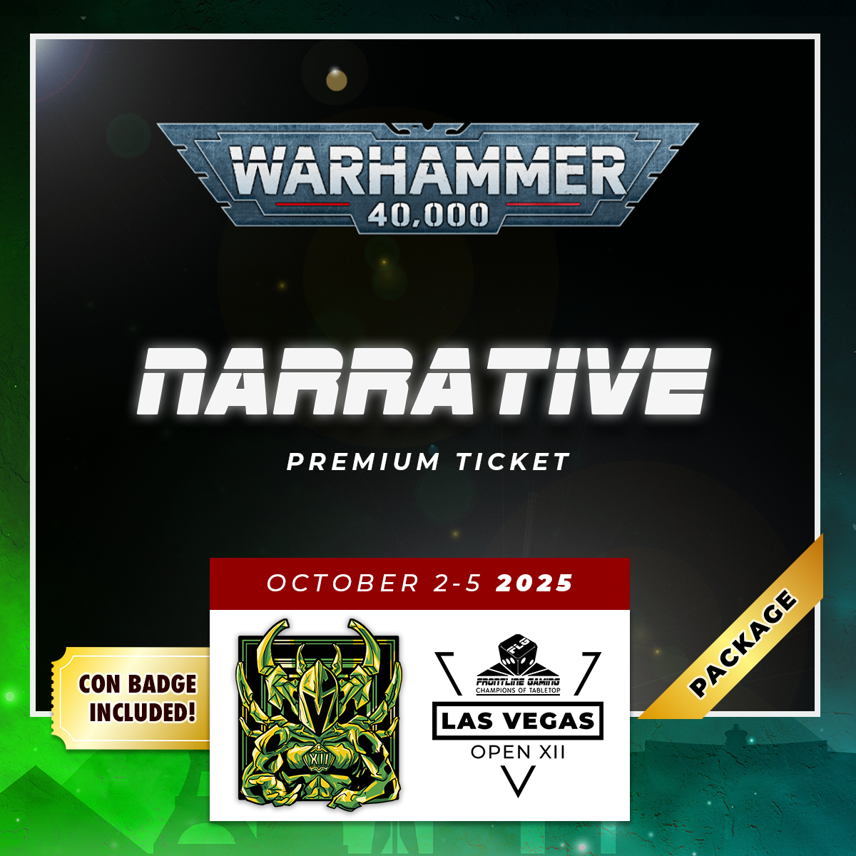 LVO XII - Warhammer 40k Narrative Experience Package