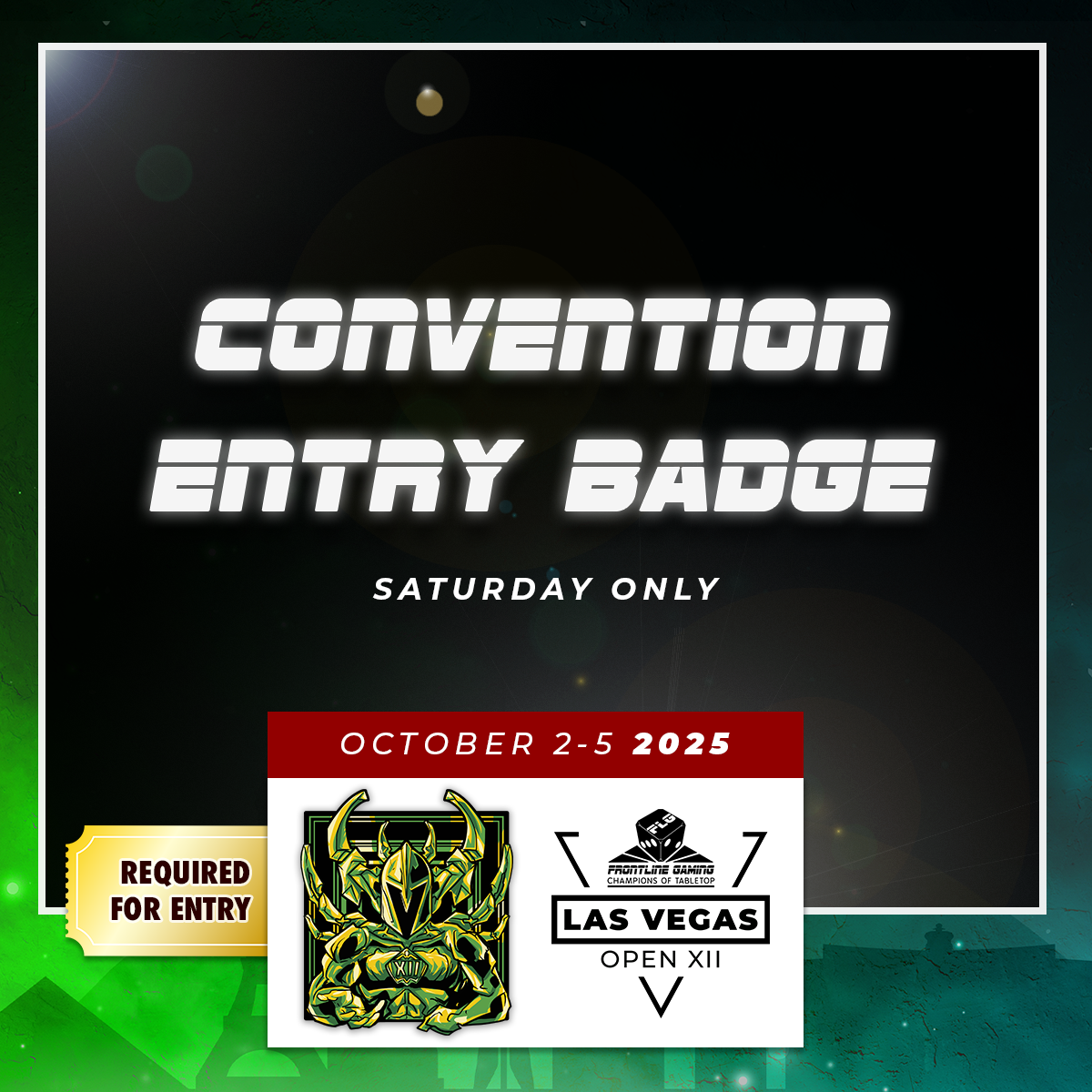LVO XII - Con Badge (REQUIRED)