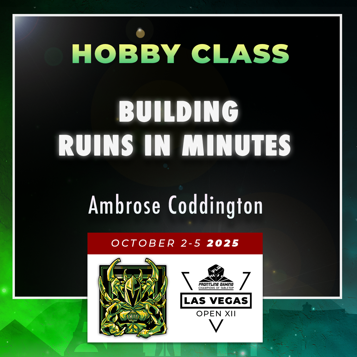 LVO XII - Building Ruins in Minutes
