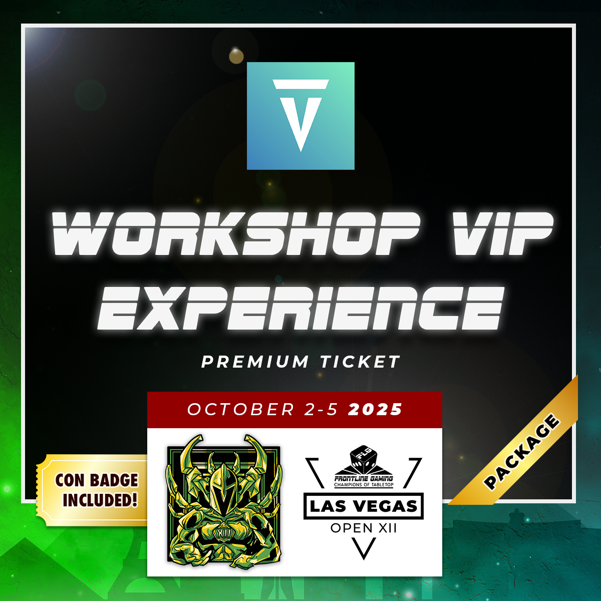 LVO XII - Vanguard Tactics Workshop VIP Experience Ticket