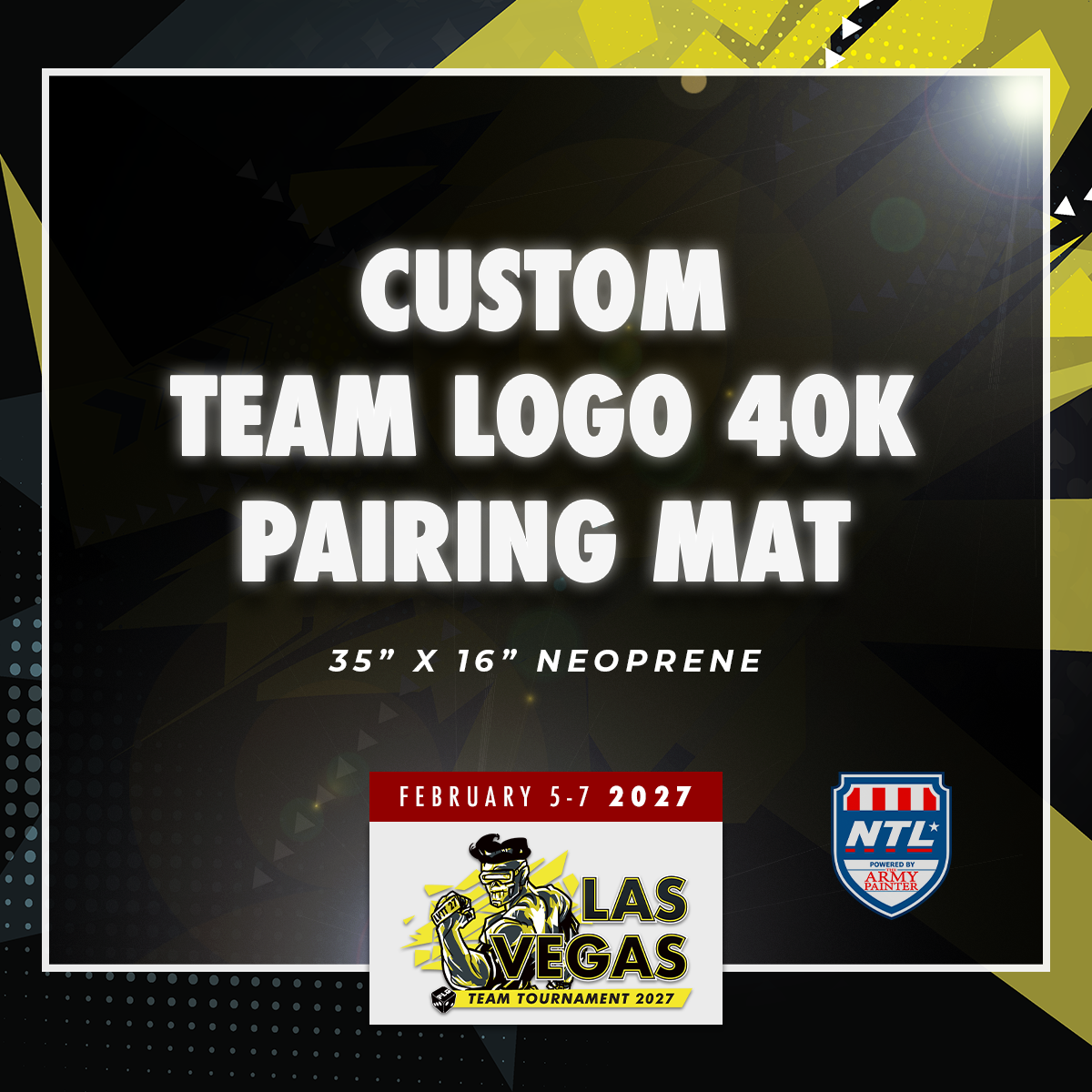 40K Custom Logo Pairing Mat - LVTT 2027