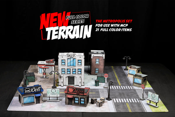 FLG Full Color Terrain: Metropolis Complete Set