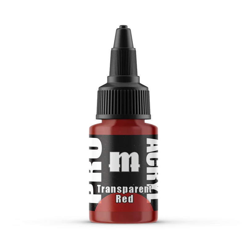 Pro Acryl Transparent Red