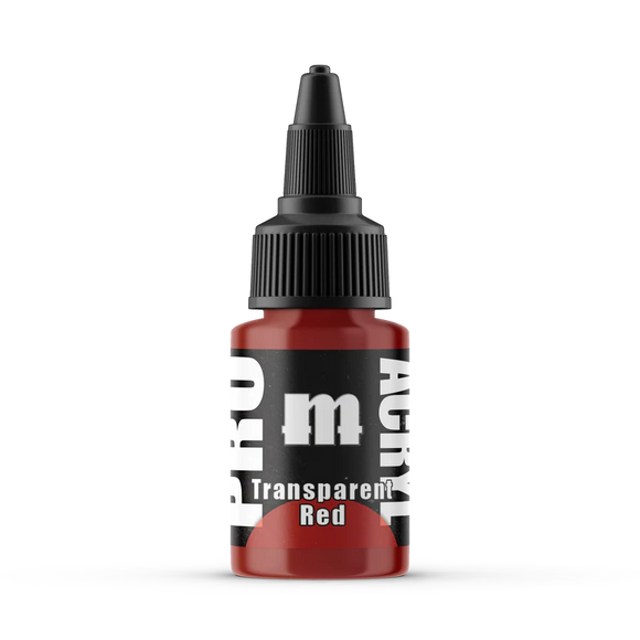 Pro Acryl Transparent Red