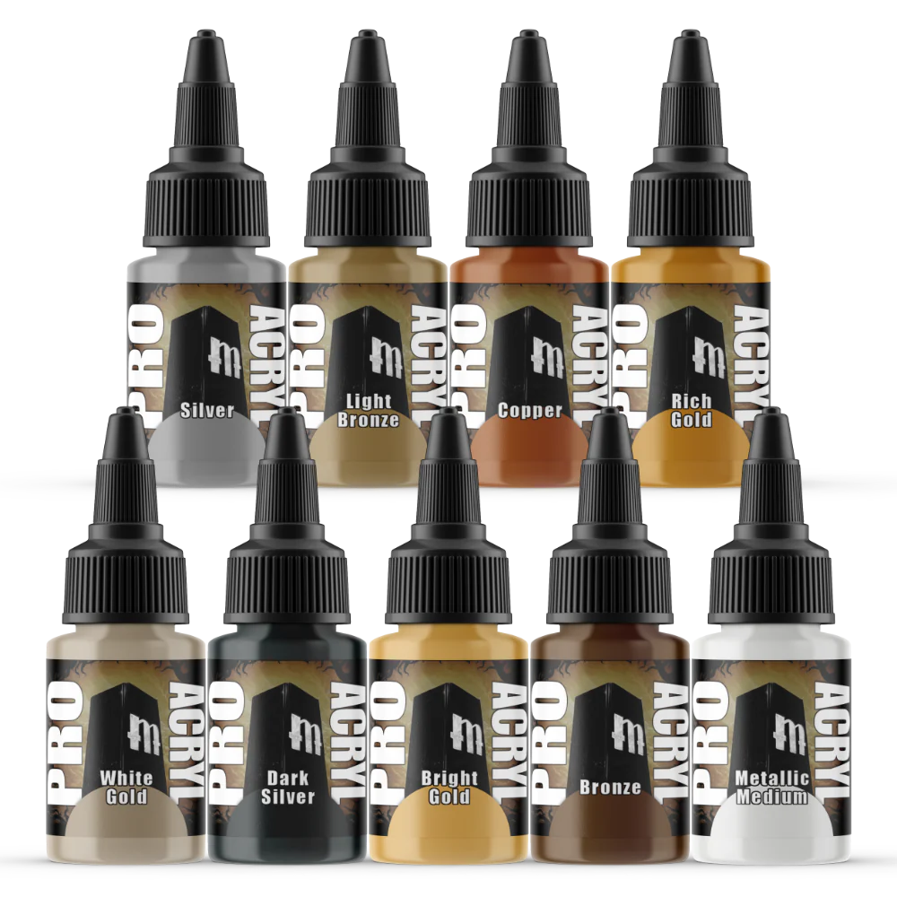 Pro Acryl Metallic Set – 9 Colors