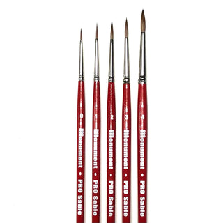 Monument Hobbies - Pro Sable 5 brush set