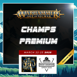 RMO 2025 - Warhammer AOS Champs Premium Ticket