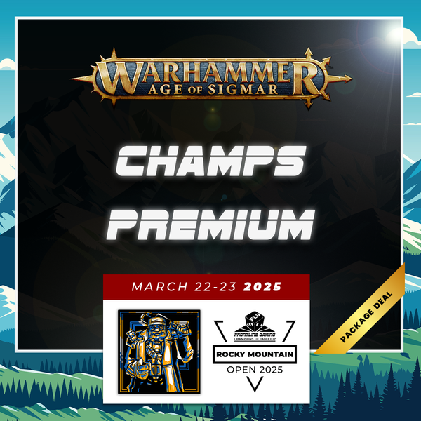 RMO 2025 - Warhammer AOS Champs Premium Ticket