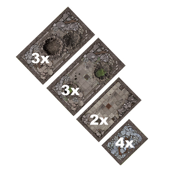 FLG Terrain: Matched-Play Rubble Terrain Bases