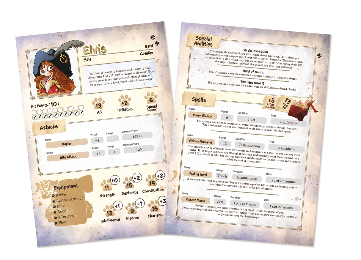 Animal Adventures RPG Starter Set