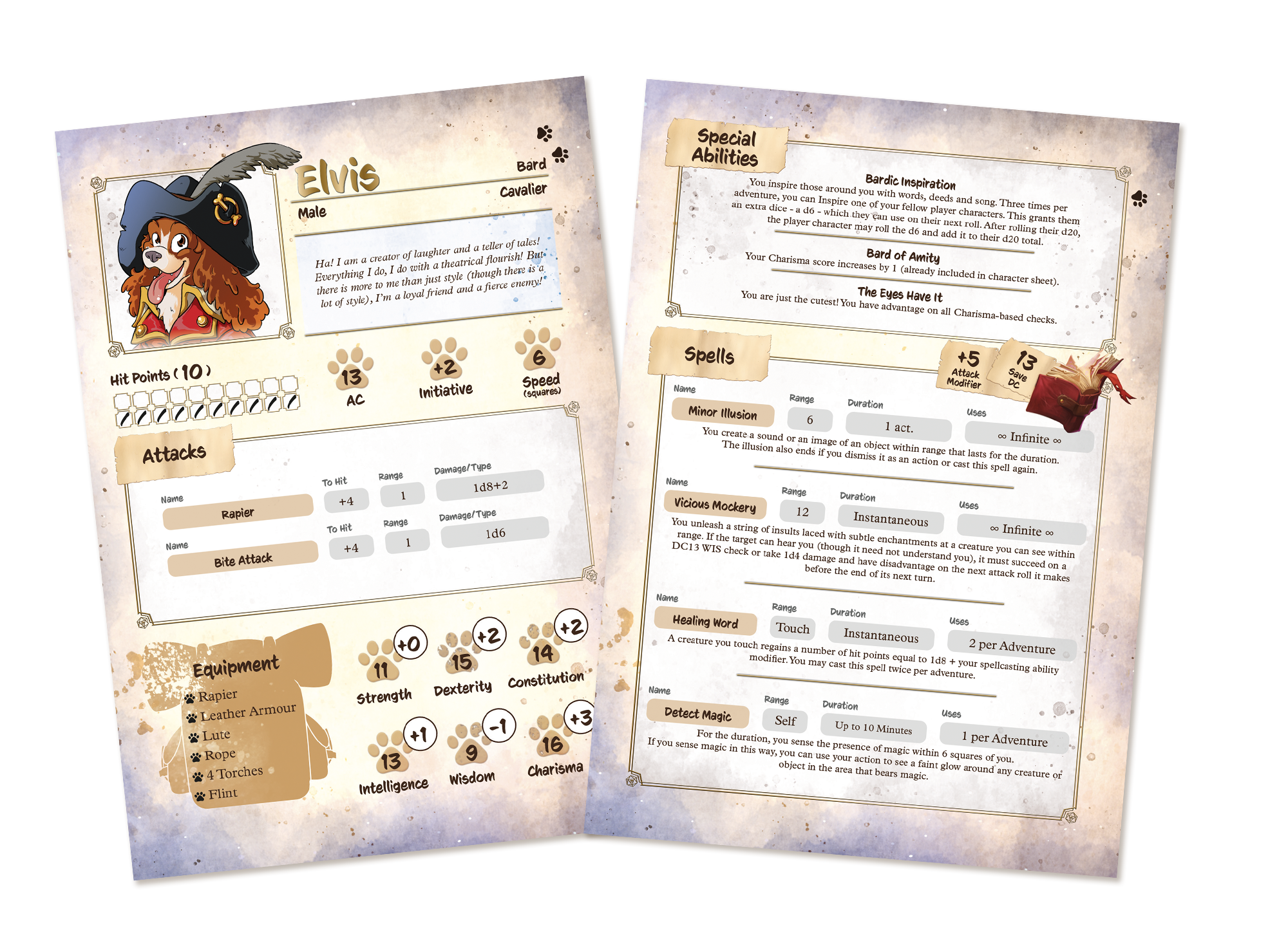 Animal Adventures RPG Starter Set