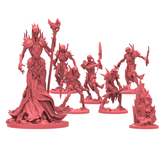 Godtear Eternal Glade Starter Set - Nia - The Crystalmancer / Morrigan - Lich Queen od the Frozen Wastes