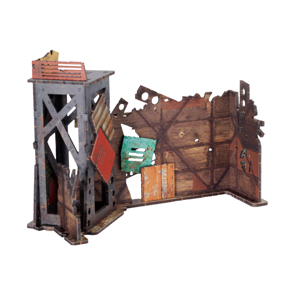 FLG Full Color Terrain: Skrap Yard - Matched-Play Set