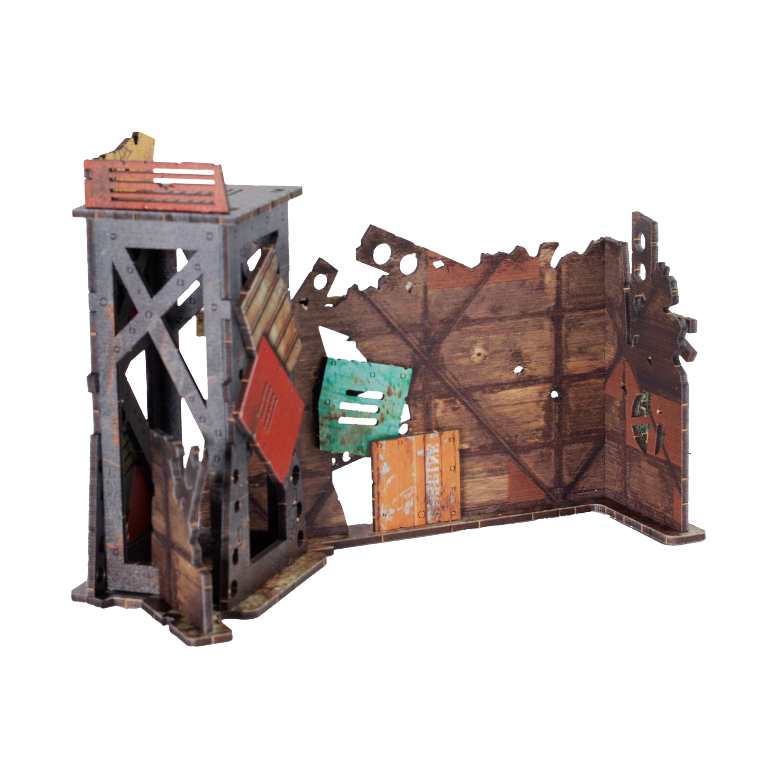 FLG Full Color Terrain: Skrap Yard - Matched-Play Set