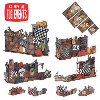 FLG Full Color Terrain: Skrap Yard - Matched-Play Set