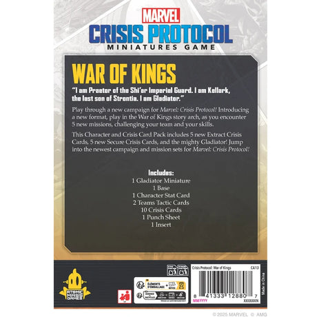 Marvel: Crisis Protocol - War of Kings Character and Crisis Card Pack