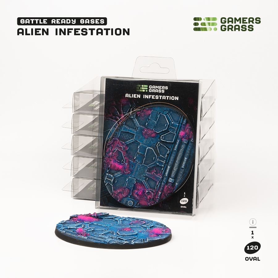 Gamers Grass: Alien Infestation - Oval 120mm (x1)