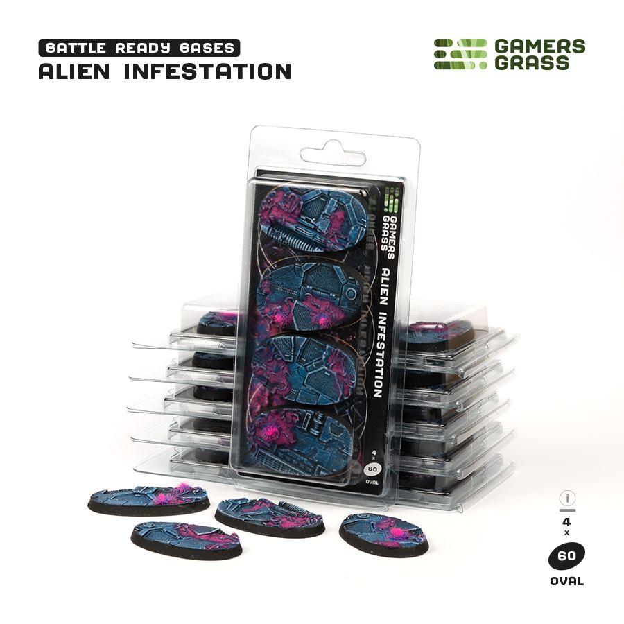 Gamers Grass: Alien Infestation - Oval 60mm (x4)