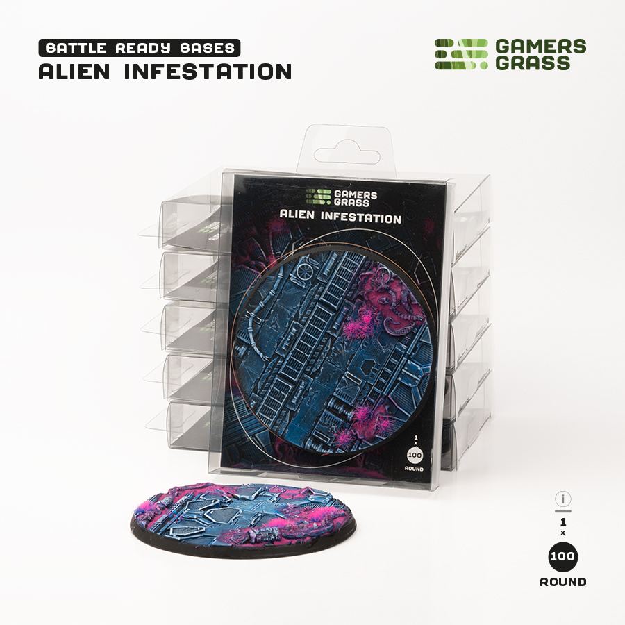 Gamers Grass: Alien Infestation - Round 100mm (x1)