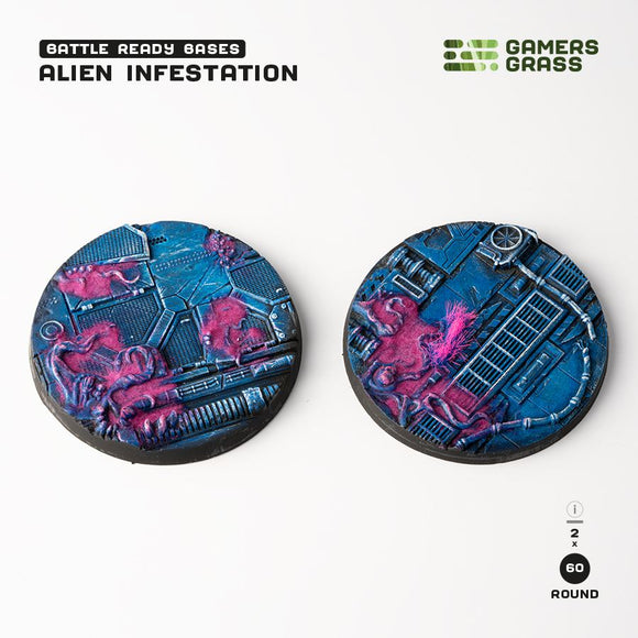 Gamers Grass: Alien Infestation - Round 60mm (x2)