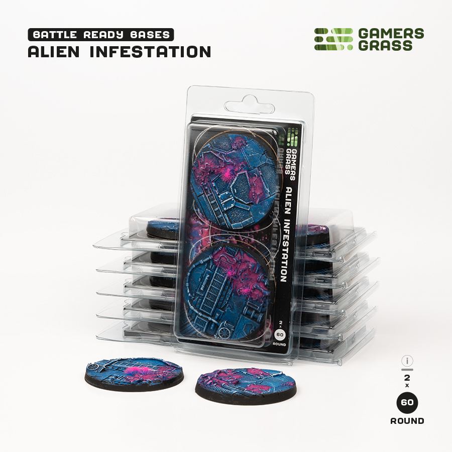 Gamers Grass: Alien Infestation - Round 60mm (x2)
