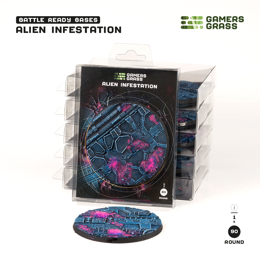 Gamers Grass: Alien Infestation - Round 90mm (x1)
