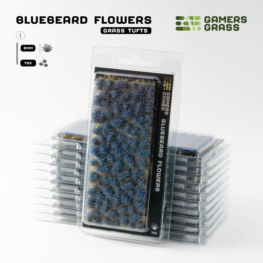 Bluebeard Flowers - package