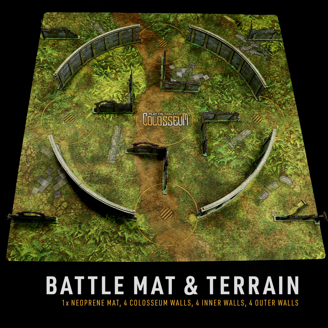 King of the Colosseum Jungle Set by Play On Table Top - 0