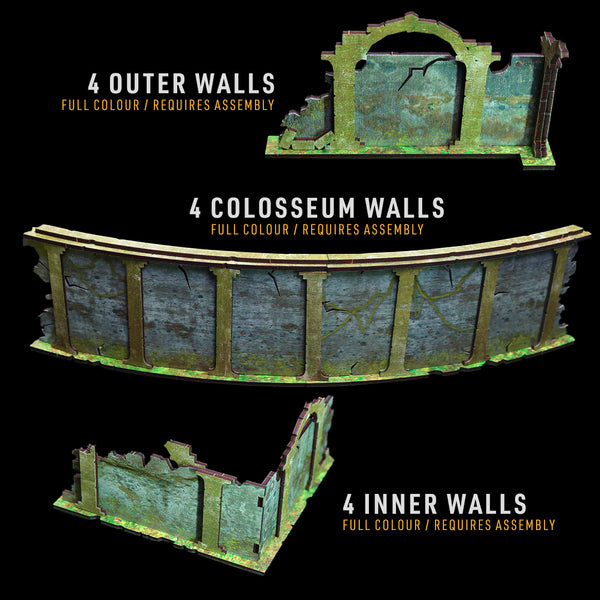 King of the Colosseum Jungle Set by Play On Table Top