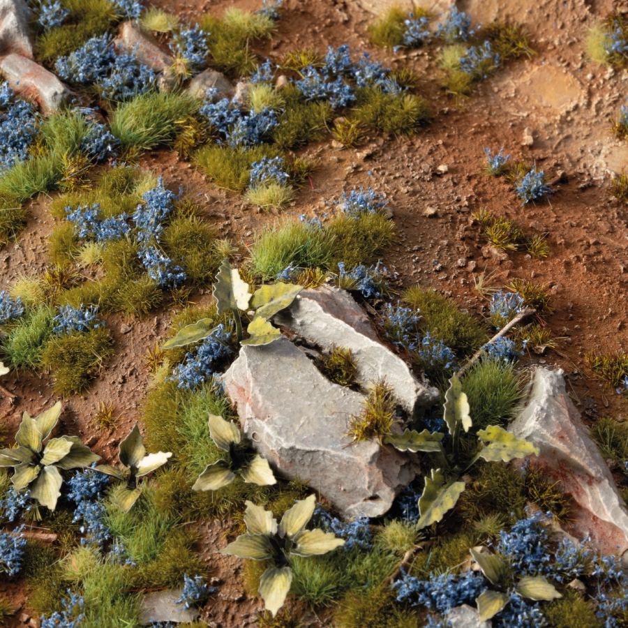 Cornflower Tiny Flowers - diorama