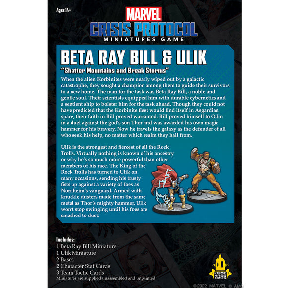 Marvel: Crisis Protocol- Beta Ray Bill and Ulik