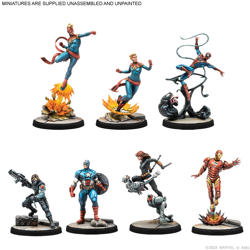 MCUパンフレット　コンプリートセット Marvel: Crisis Protocol - Earth's Mightiest Core Set