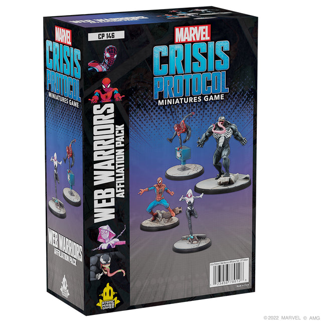 Marvel: Crisis Protocol- Web Warriors Affliliation Pack | Frontline Gaming