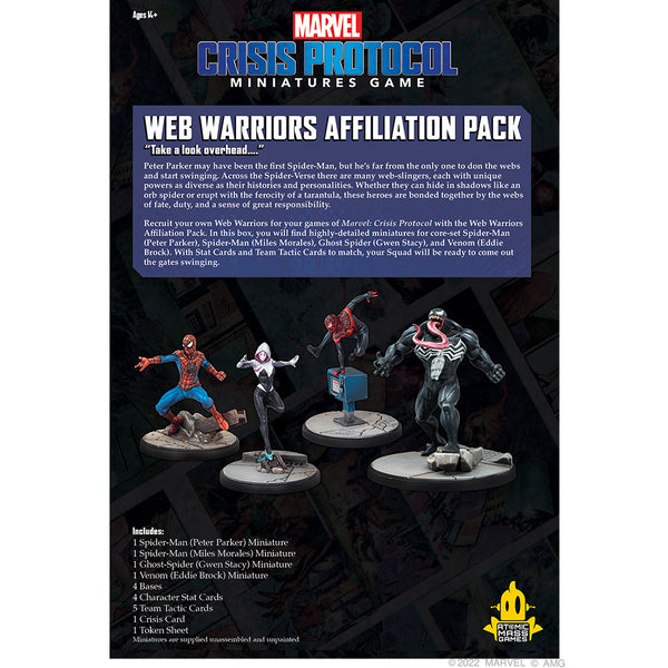 Marvel: Crisis Protocol- Web Warriors Affliliation Pack