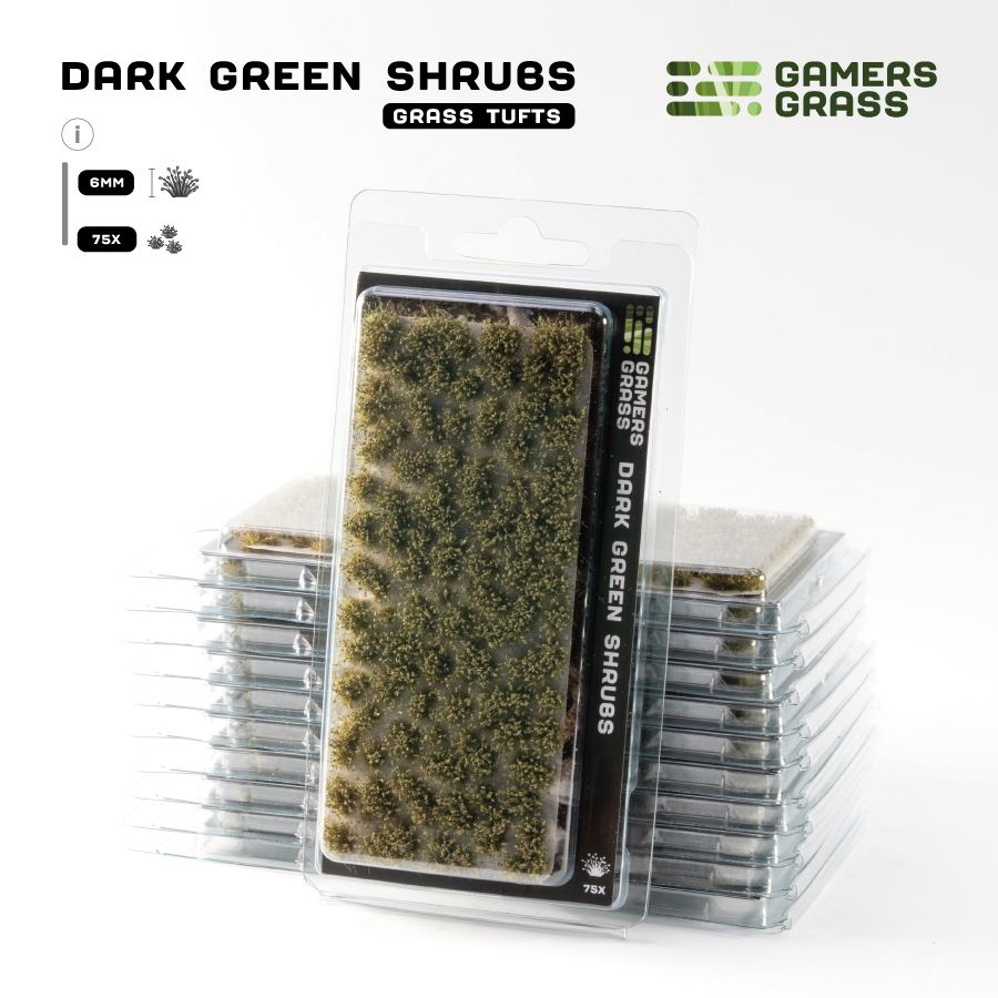 Dark Green Shrubs - package