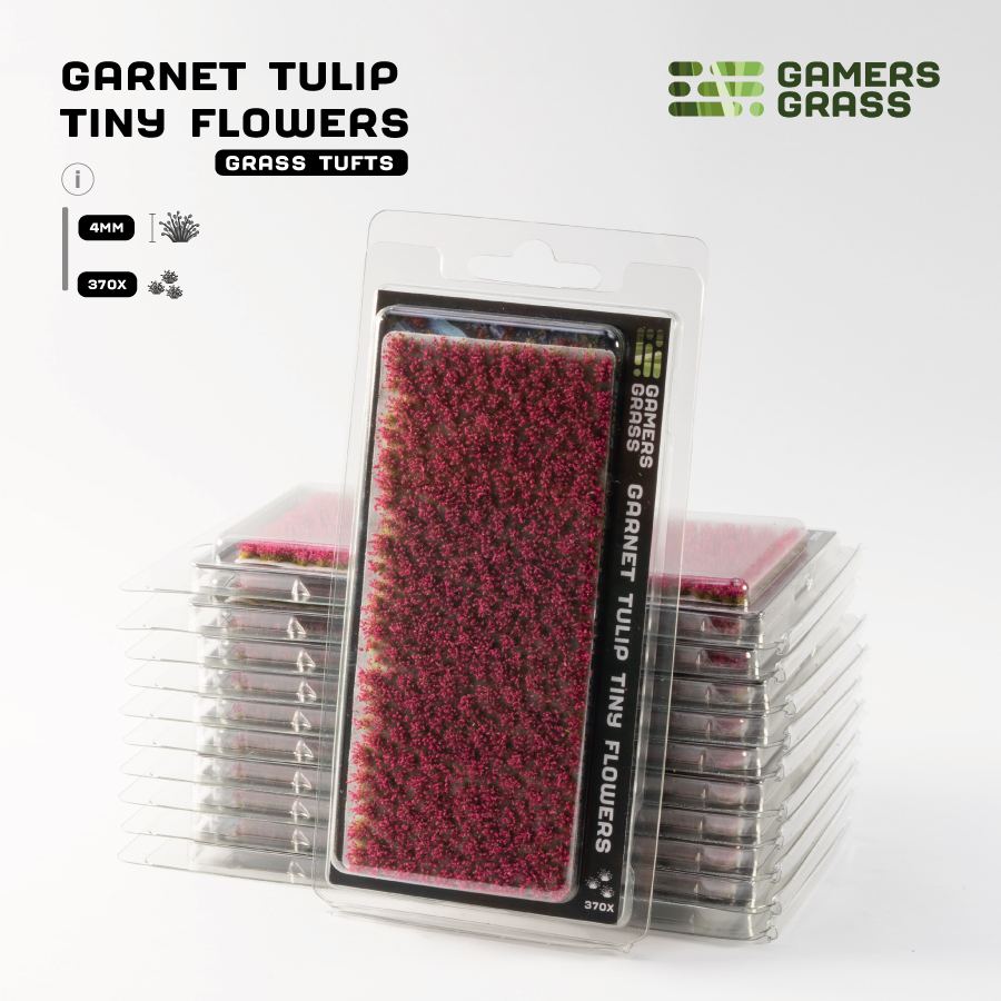 Garnet Tulip Tiny Flowers - package