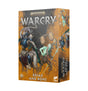Warcry: Briar and Bone game box shown from the front and right side, with orange-and-charcoal artwork of armored skeletal and green plantlike fighters. The front reads “WARCRY” and “BRIAR AND BONE”; the side repeats the title vertically.