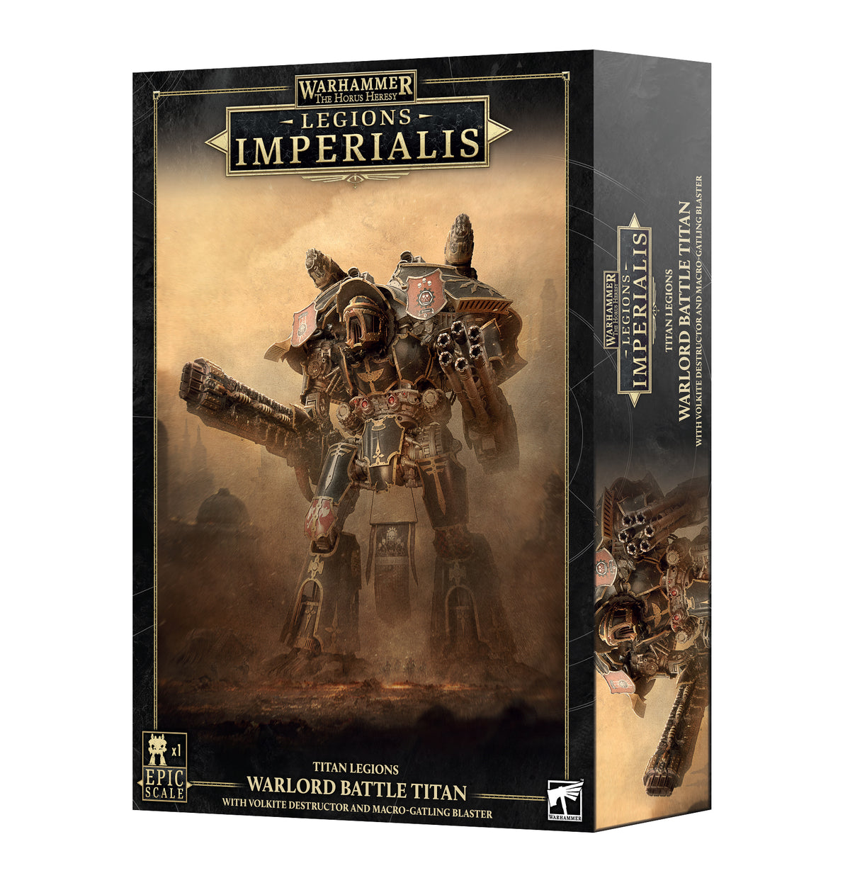 Legions Imperialis:Warlord Titan with Volkite & Macro Gat
