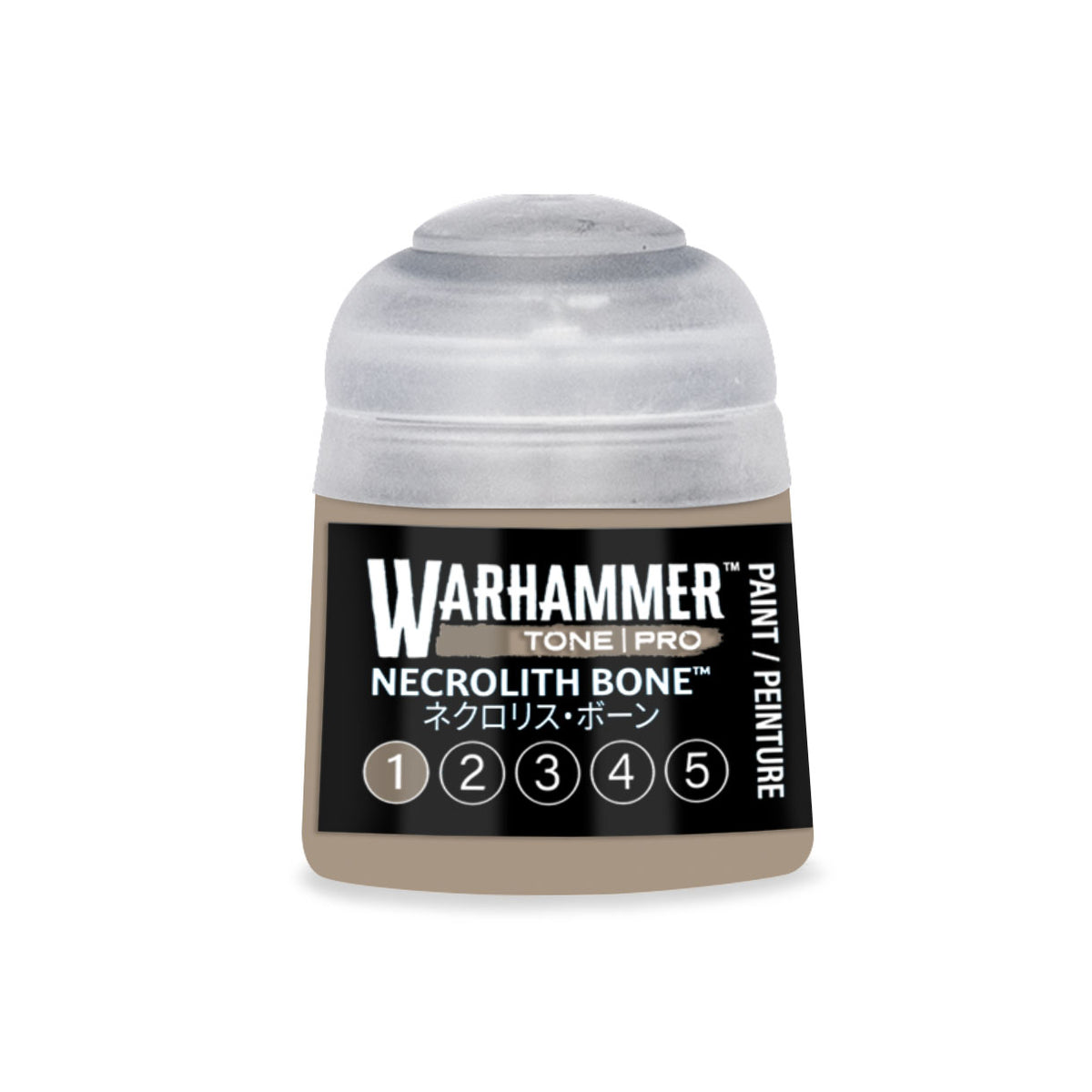 Warhammer Tone Pro: Necrolith Bone 1 paint pot