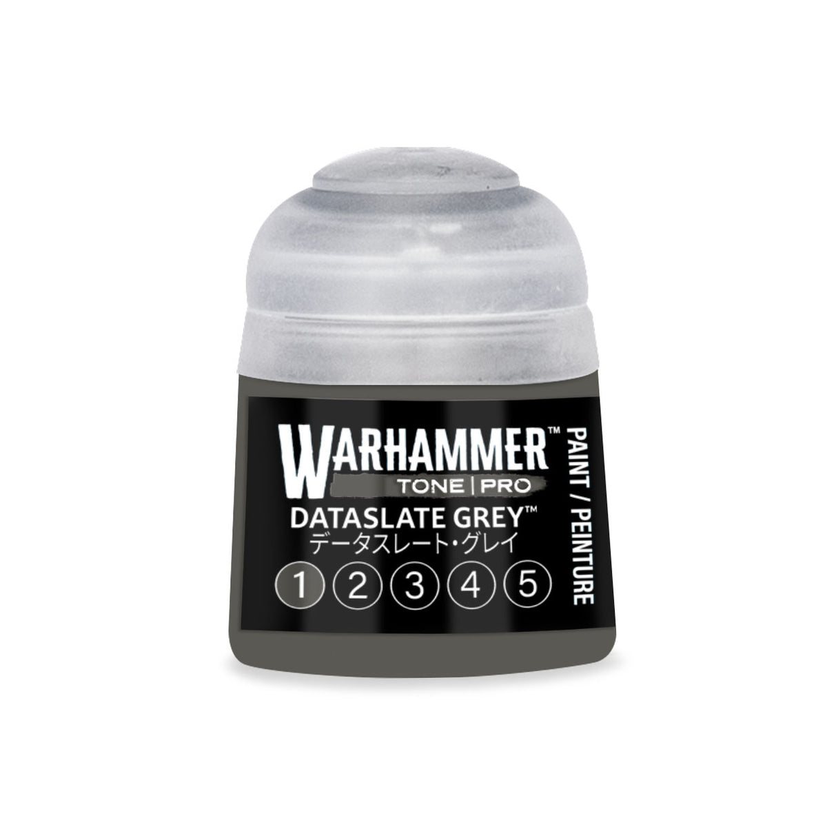 Warhammer Tone Pro: Dataslate Grey 1 paint pot