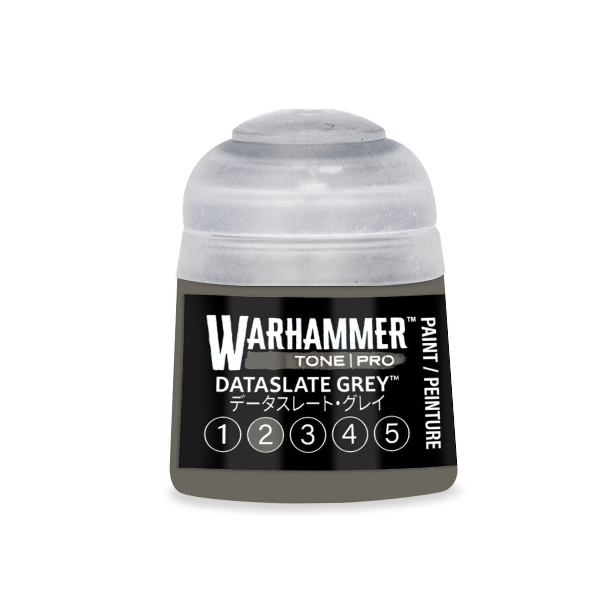 Warhammer Tone Pro: Dataslate Grey 2 paint pot