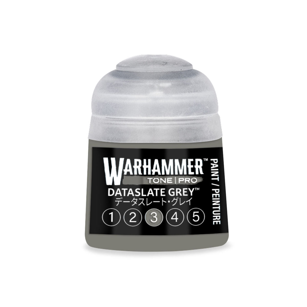 Warhammer Tone Pro: Dataslate Grey 3 paint pot