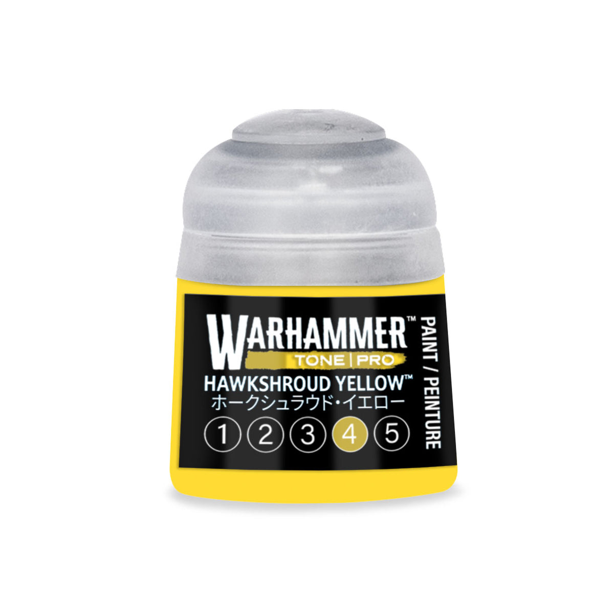 Warhammer Tone Pro: Hawkshroud Yellow 4 paint pot