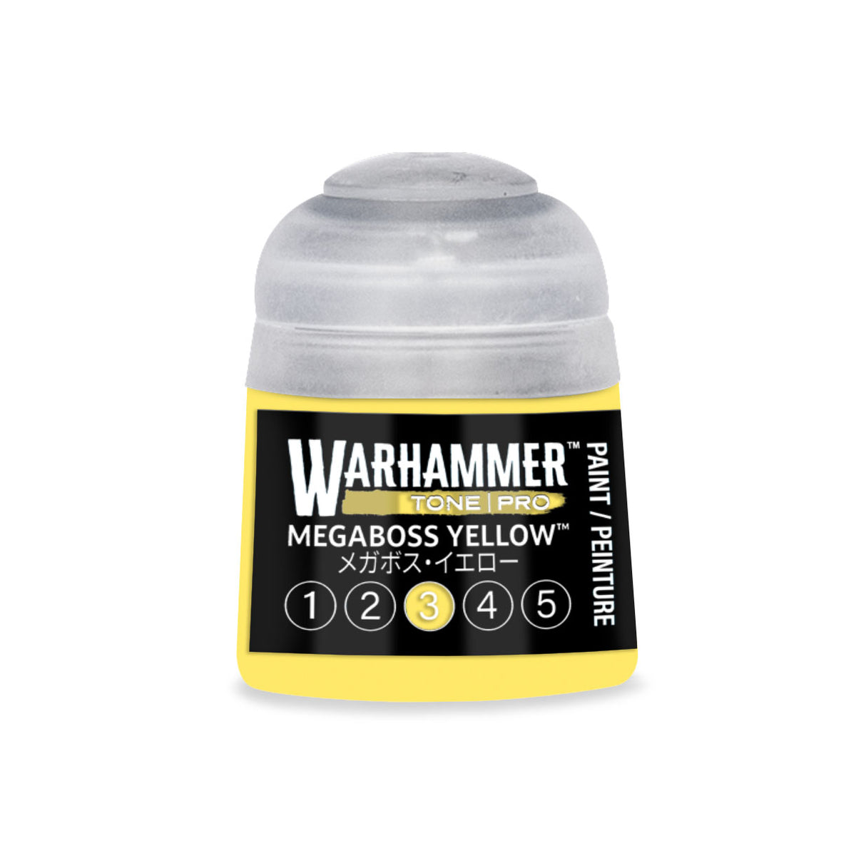 Warhammer Tone Pro: Megaboss Yellow 3 paint pot