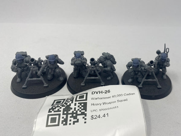 Warhammer 40,000 Cadian Heavy Weapon Squad DVH-26