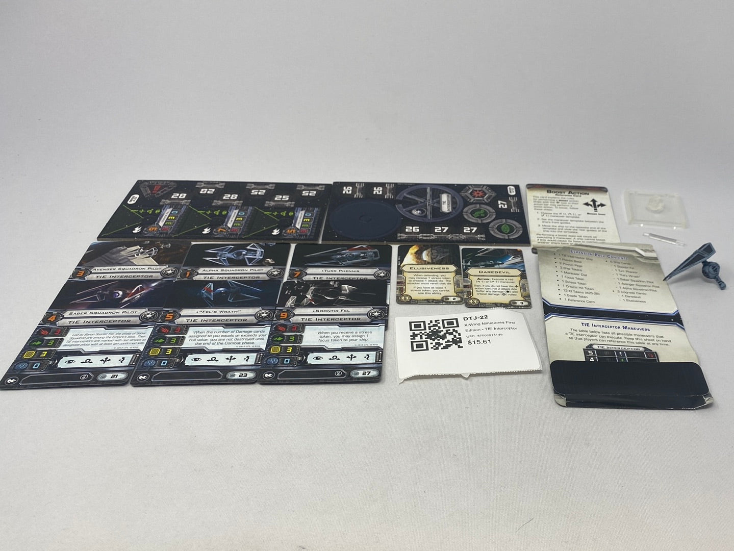 X-Wing Miniatures First Edition - TIE Interceptor DTJ-22