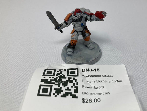 Warhammer 40,000 Primaris Lieutenant With Power Sword DNJ-18