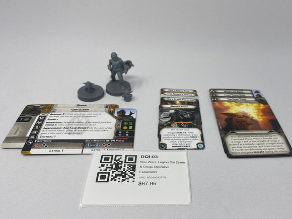 Star Wars: Legion Din Djarin & Grogu Operative Expansion DQI-03