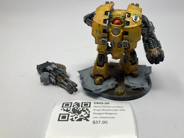 Horus Heresy Leviathan Siege Dreadnought With Ranged Weapons DNG-26
